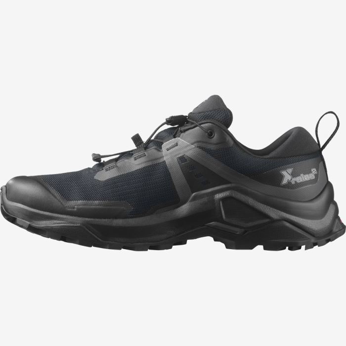 Salomon X RAISE 2 GORE-TEX Vandresko Herre Sort Sort | MX4lm7wb