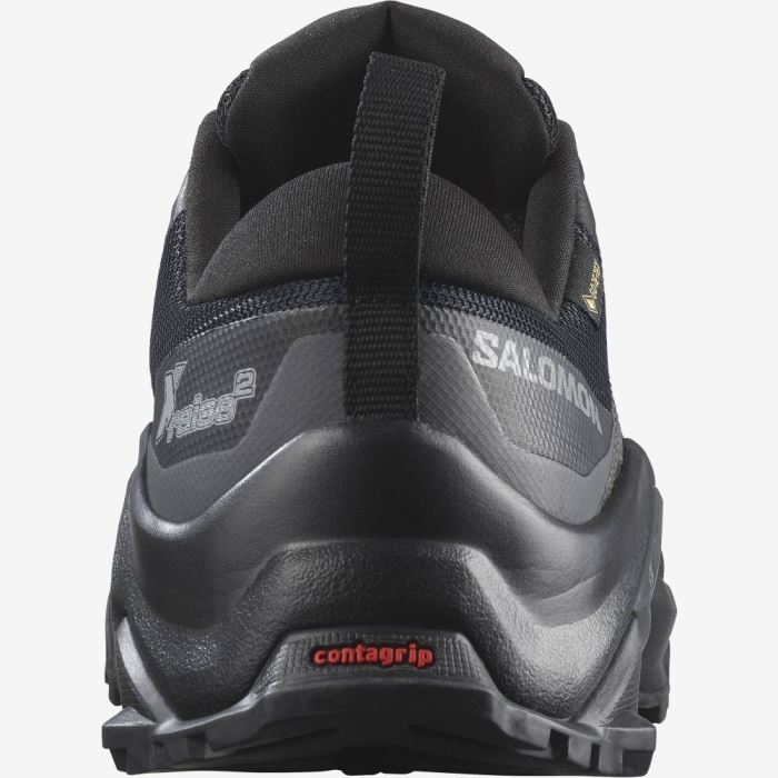 Salomon X RAISE 2 GORE-TEX Vandresko Herre Sort Sort | MX4lm7wb