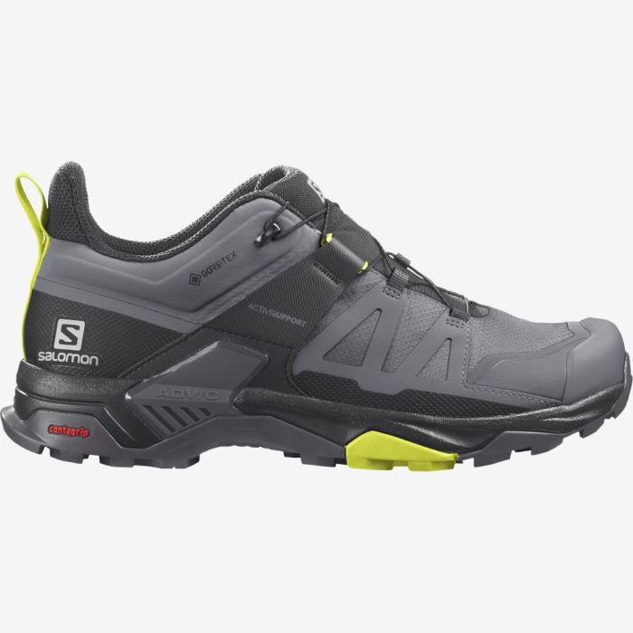 Salomon X ULTRA 4 GORE-TEX Vandresko Herre Sort Lyserød | w8cvGJS9