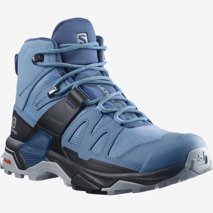 Salomon X ULTRA 4 MID GORE-TEX Vandresko Dame Blå Sort | 1SD165z9