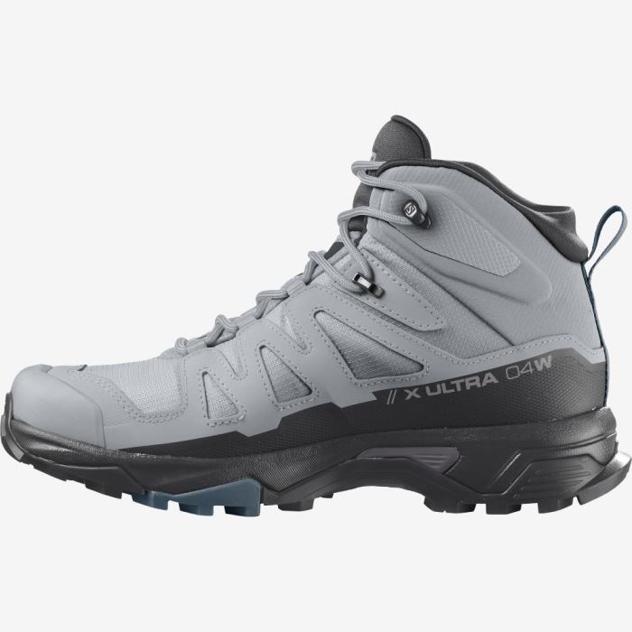 Salomon X ULTRA 4 MID GORE-TEX Vandresko Dame Sort Blå | 3gqQJw49