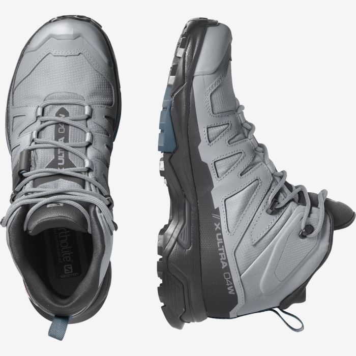 Salomon X ULTRA 4 MID GORE-TEX Vandresko Dame Sort Blå | 3gqQJw49