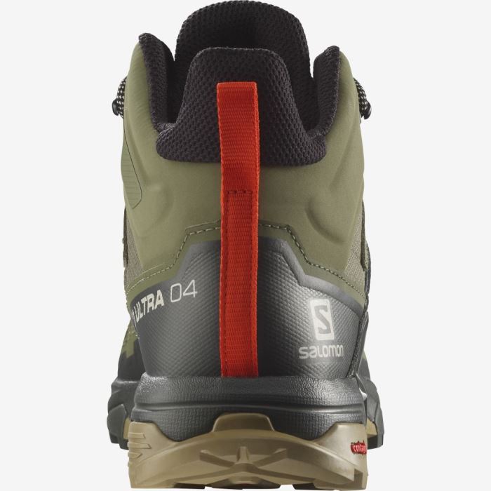 Salomon X ULTRA 4 MID GORE-TEX Vandresko Herre Dyb Grøn | 9rM5rnLY