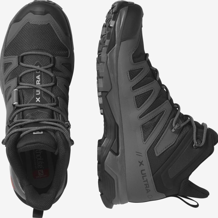 Salomon X ULTRA 4 MID GORE-TEX Vandresko Herre Sort Blå | GLRITJGT