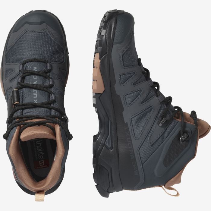 Salomon X ULTRA 4 MID GORE-TEX Vandresko Dame Hvide | lRah3wOi