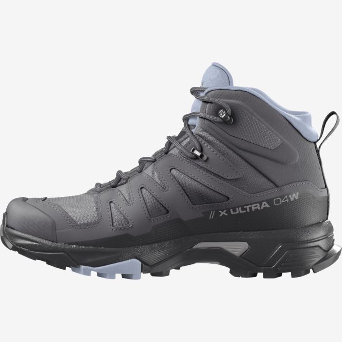 Salomon X ULTRA 4 MID GORE-TEX Vandresko Dame Sort Blå | rrLPTubC