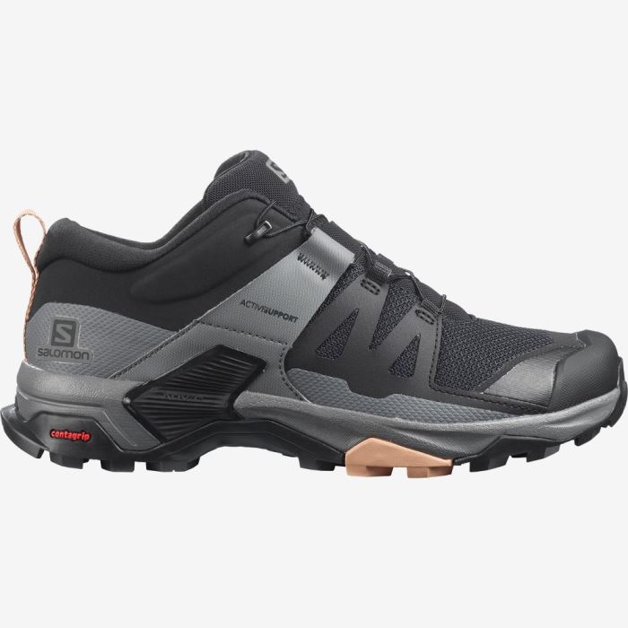 Salomon X ULTRA 4 Vandresko Dame Sort | ALRgl7dP