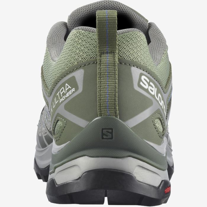 Salomon X ULTRA PIONEER AERO Vandresko Dame Grøn Grå Blå | epqdEtQl