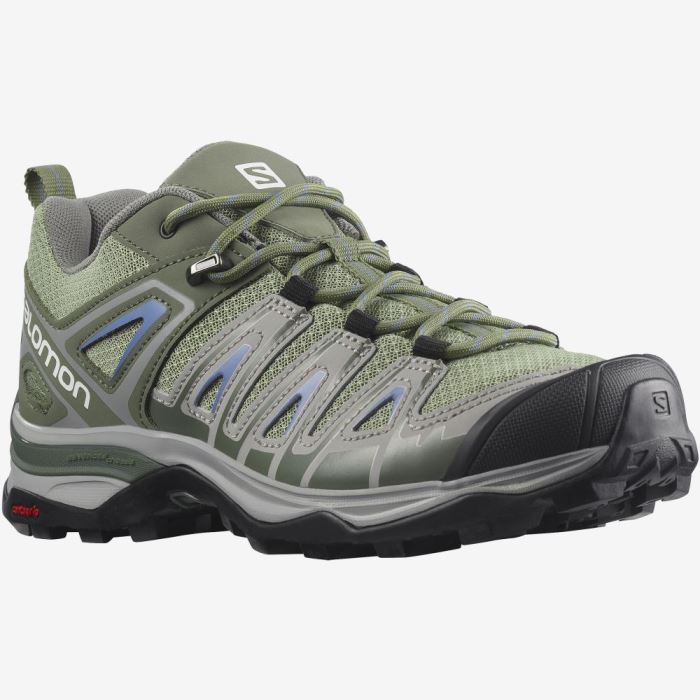 Salomon X ULTRA PIONEER AERO Vandresko Dame Grøn Grå Blå | epqdEtQl