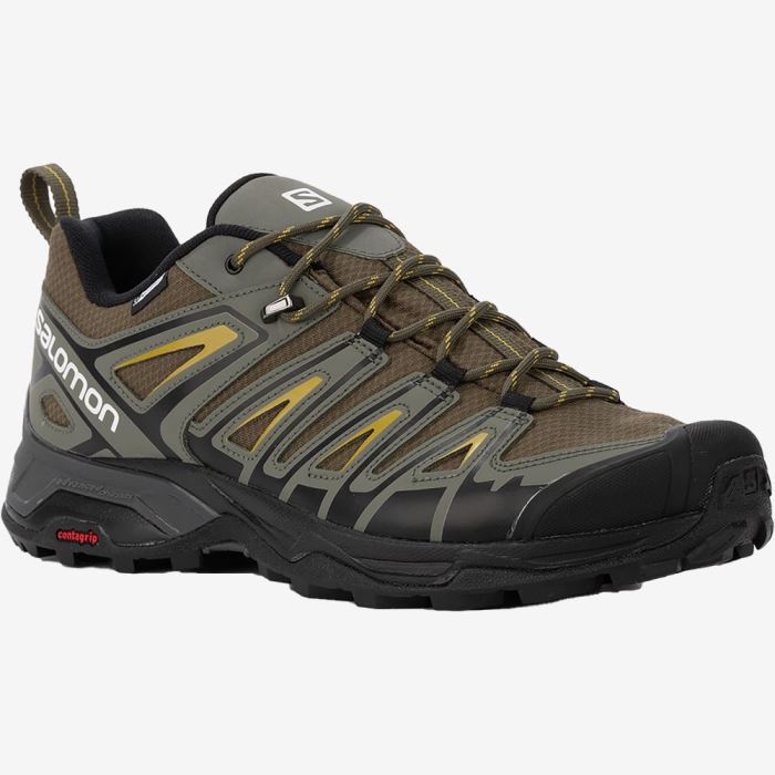 Salomon X ULTRA PIONEER CLIMASALOMON™ WATERPROOF Vandresko Herre Olivengrøn Grå | HK2wM7qr