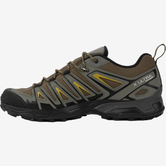 Salomon X ULTRA PIONEER CLIMASALOMON™ WATERPROOF Vandresko Herre Olivengrøn Grå | HK2wM7qr