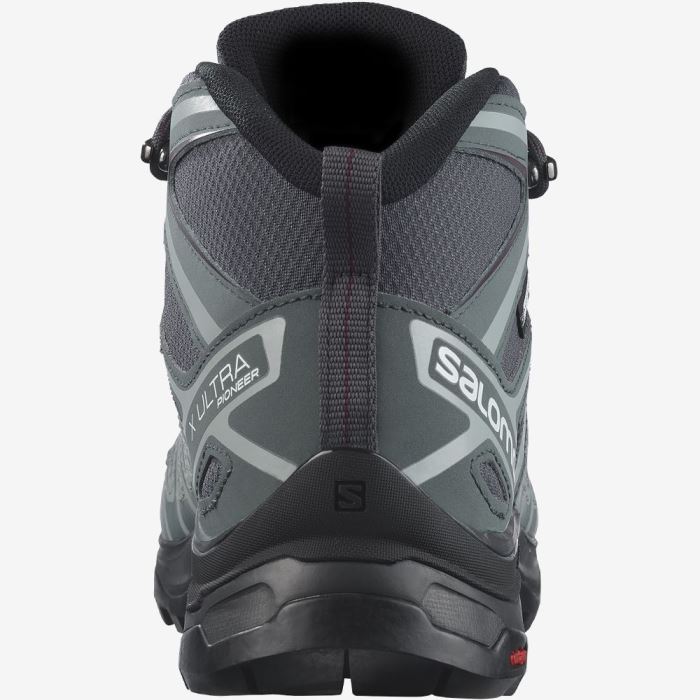 Salomon X ULTRA PIONEER MID CLIMASALOMON™ WATERPROOF Vandresko Dame Ebony / Stormy Weather / Wine Tasting | TLPo5ZL6