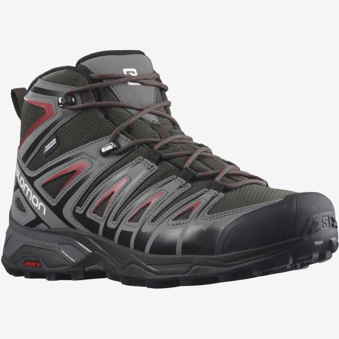 Salomon X ULTRA PIONEER MID CLIMASALOMON™ WATERPROOF Vandresko Herre Rød | aqRFSp4P