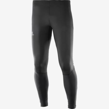 Salomon AGILE LONG Tights Herre Sort | z8OGhwep