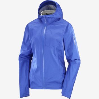 Salomon BONATTI WATERPROOF Jakke Dame Blå | Kr5cy3Wg