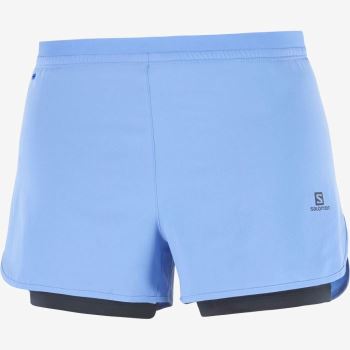 Salomon CROSS 2IN1 Shorts Dame Provence | VRp1e4pe