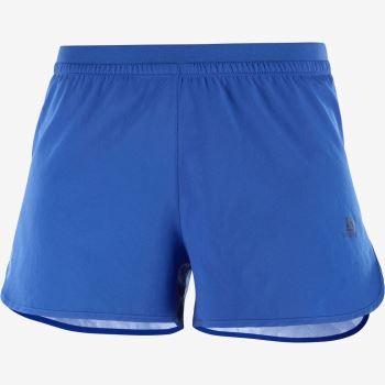 Salomon CROSS 3'' Shorts Dame Blå | pgmcTbdS