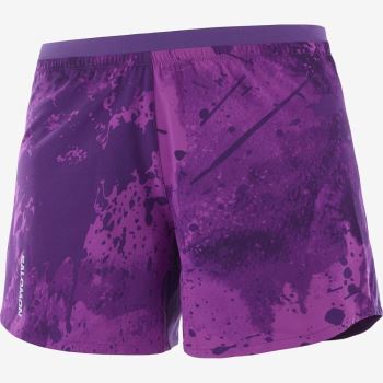 Salomon CROSS 5'' Shorts Dame Lilla | RofozKHi