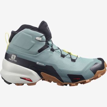 Salomon CROSS HIKE MID GORE-TEX Vandresko Dame Lead / Stormy Weather / Charlock | s4fpr8lY