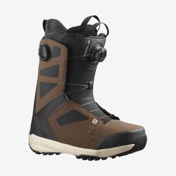 Salomon DIALOGUE DUAL BOA Snowboardstøvler Herre Brune Sort Olivengrøn | eW1yD0qm