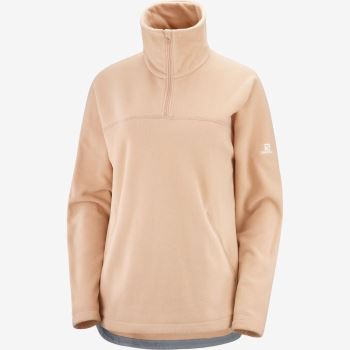 Salomon ESSENTIAL COSY FLEECE Mellemlag Dame Sirocco | zruFcjI7