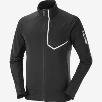 Salomon GORE-TEX INFINIUM™ WINDSTOPPER® PRO Jakke Herre Sort | 7YhC13ZR