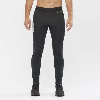 Salomon GORE-TEX INFINIUM™ WINDSTOPPER® Tights Herre Sort | RykiD0Qu