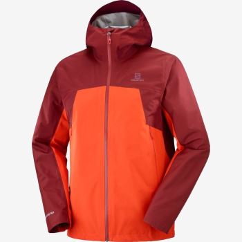 Salomon OUTLINE GORE-TEX 2.5 LAYERS Jakke Herre Rød Mørkerød | woC6B9sG