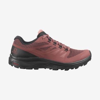 Salomon OUTLINE GORE-TEX Vandresko Dame Sort Mørkerød | lXdxKS9w