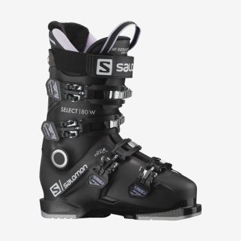 Salomon SELECT 80 Skistøvler Dame Sort Lavendel | ZMvsWNAI