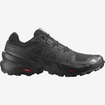 Salomon SPEEDCROSS 6 WIDE Trail Løbesko Herre Sort Sort | E9d3nBLY