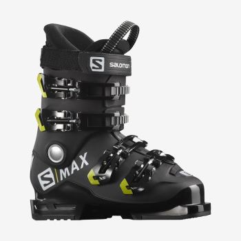 Salomon S/MAX 60 RT Skistøvler Børn Sort Grøn | vrsBUah0