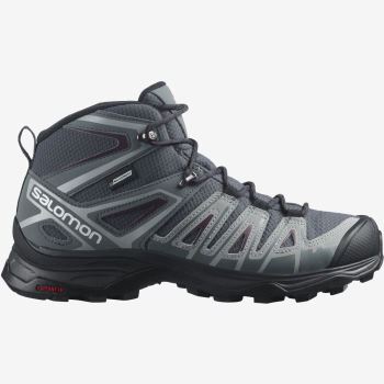 Salomon X ULTRA PIONEER MID CLIMASALOMON™ WATERPROOF Vandresko Dame Ebony / Stormy Weather / Wine Tasting | TLPo5ZL6