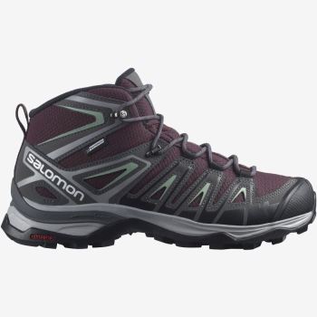 Salomon X ULTRA PIONEER MID CLIMASALOMON™ WATERPROOF Vandresko Dame Grå Grøn | TOcaZBdZ