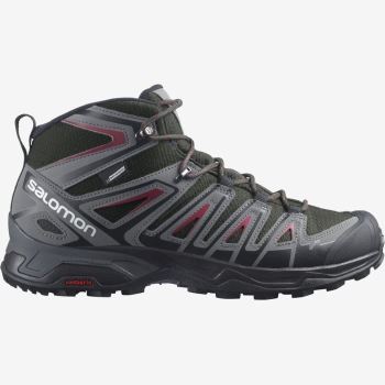 Salomon X ULTRA PIONEER MID CLIMASALOMON™ WATERPROOF Vandresko Herre Rød | aqRFSp4P